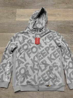 Geedup Play For Keeps Hoodie PVK Monogram Concrete Size XL Premium Streetwear